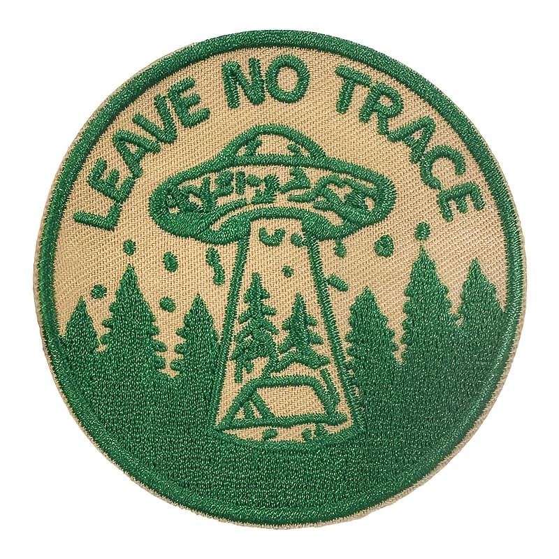 TEMU 1- Ufo Camping Embroidered Patch, Outdoor Backpack Jacket Patch, Fun Decorative Embroidered Cloth Patch