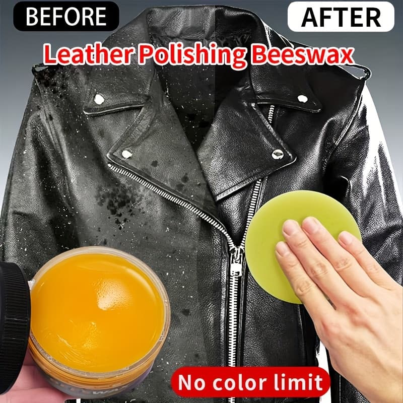 TEMU 2 Sets Leather Polishing Beeswax | Enhances , Repairs Whitening And Aging, Mild Ingredients, Suitable For Jackets, Shoes, Bags, Belts