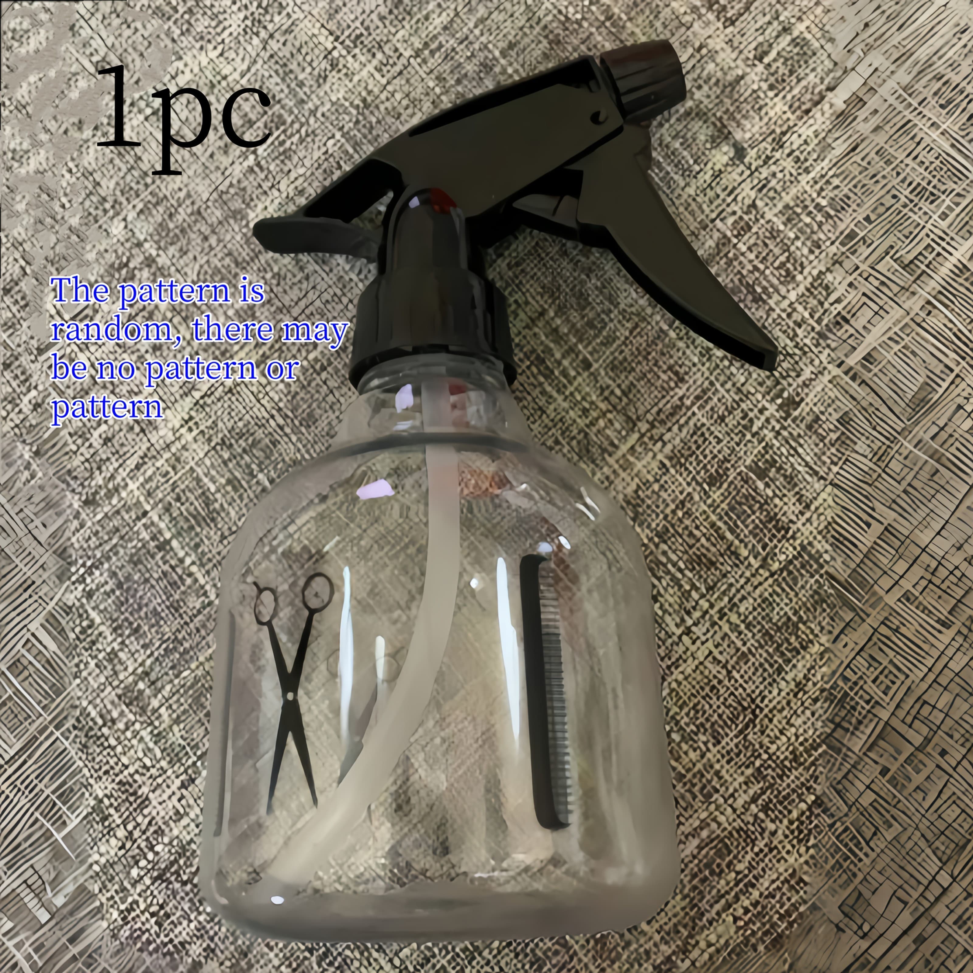 TEMU 2-in-1 Garden Watering Can & Spray Bottle - Dual Mist , Transparent Plastic For Hair Care, Plant Hydration, And Outdoor Use