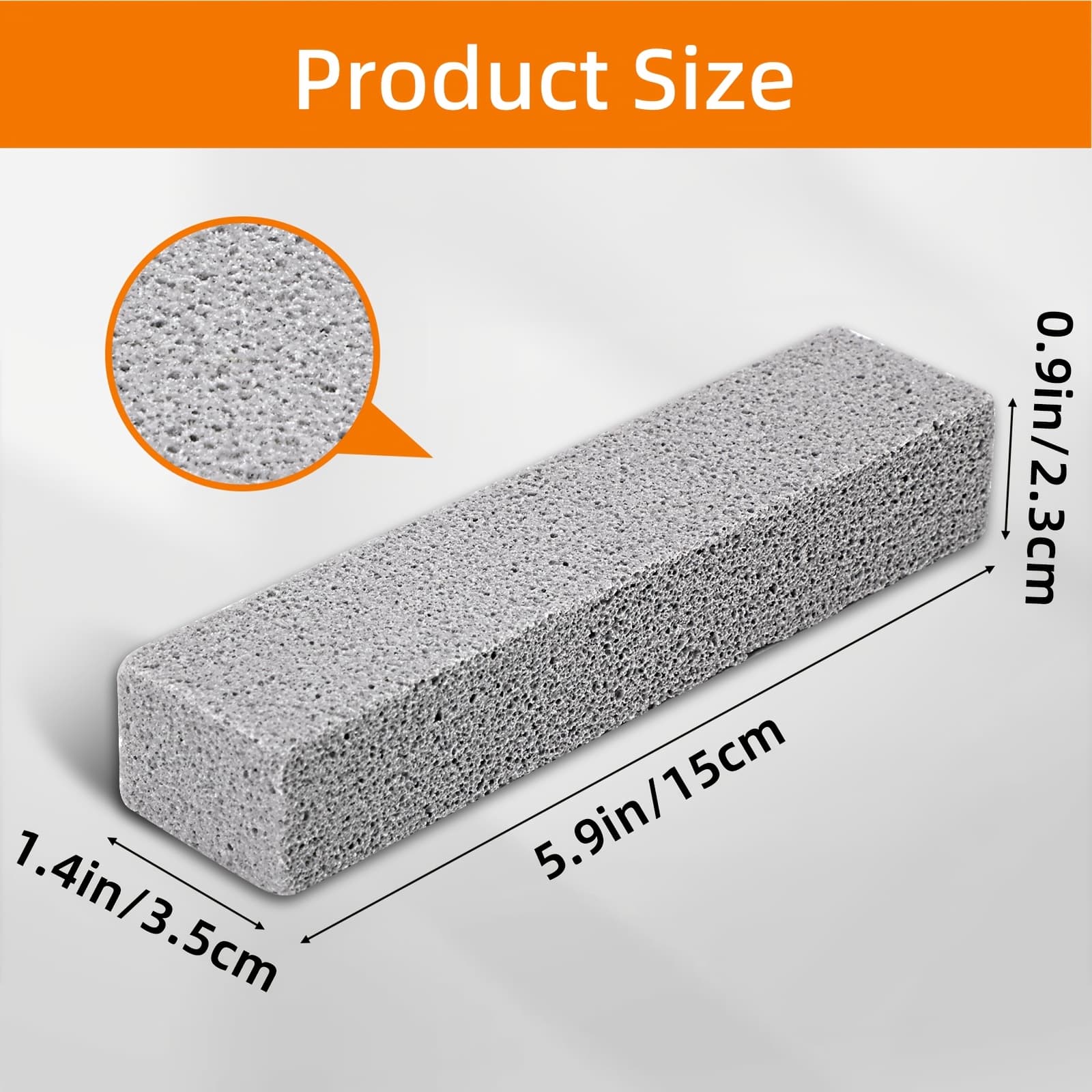 TEMU 25pcs Pumice Stones For Home Cleaning, Pumice Stone Cleaning, Pumice , 5.9 X 1.4 X 0.9 Inches Pumice Stones, For Home Daily Cleaning Supplies For Cleaning, For Household, Bath, Kitchen And Pool