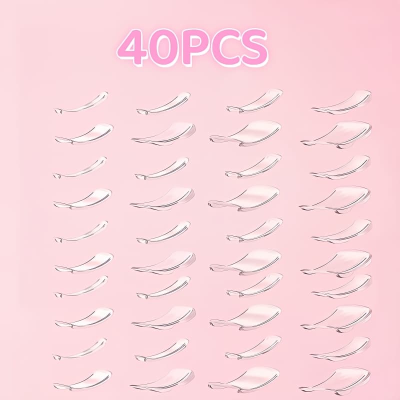 TEMU 40pcs Invisible Ring Size Adjuster - 8 Sizes Transparent Silicone Ring Resizer, Comfortable & Invisible Without Scratching, Fits All Ring Styles, Anti-lost & Non-slip Ring Size Reducer, For