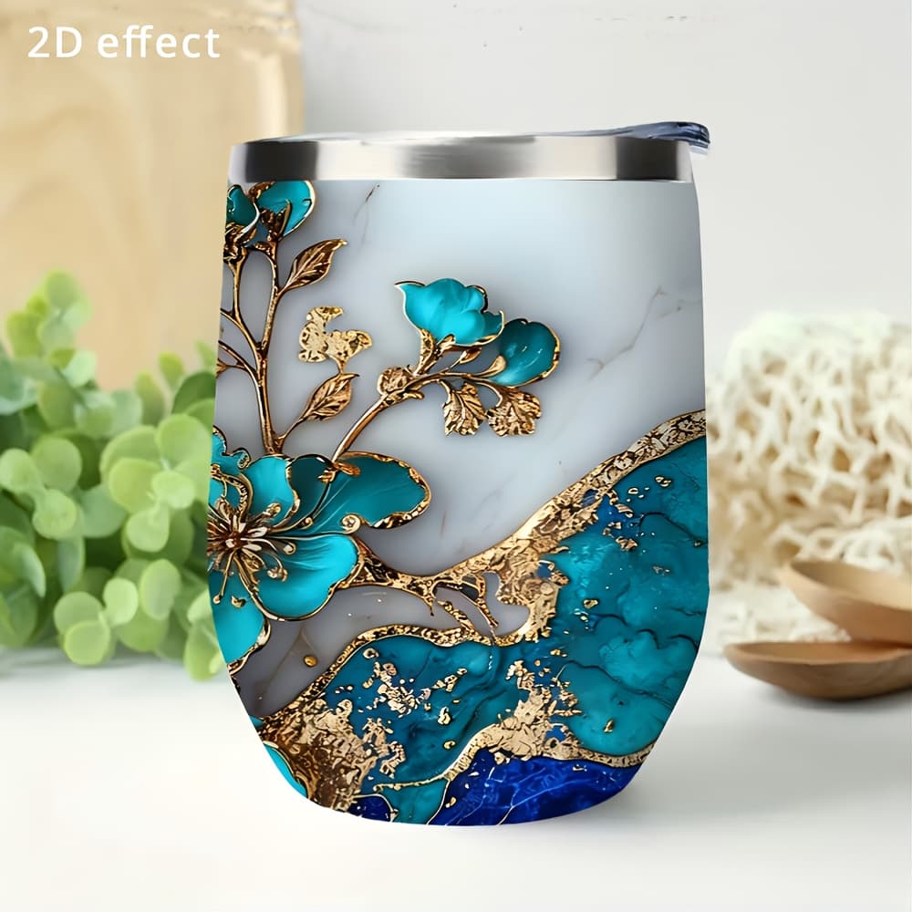 TEMU 12-ounce Double-walled Insulated Stainless Steel Travel Mug | , Reusable With Leak-proof Lid, Perfect For Outdoor, School, And Holiday Gifts, Valentine's Day, Arbencia 304 Stainless Steel