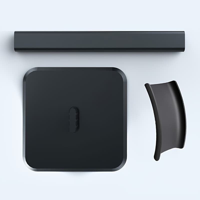 TEMU Abs Desktop Headphone Stand Holder - Office Organizer For Gaming Headset Display, Space Saving Desk Accessory With Non-slip Base, Modern Stylish Design