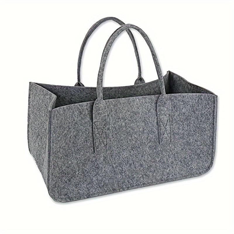 TEMU Felt Handbag Gift Bag Advertising Promotion Gift Storage Bag Thickened Felt Shopping Bag With Printed Logo