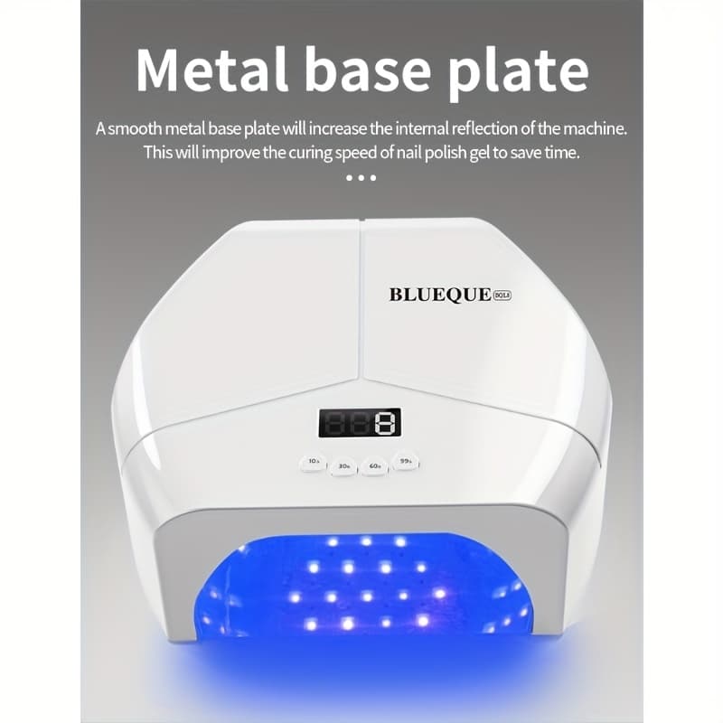TEMU Innovative Gel Nail Dryer - 72 Led & Led Lamps, 298w Fast-drying Nail Lamp, Low Heat Technology, Automatic Sensing, Motion Detection, Suitable For All Gels!