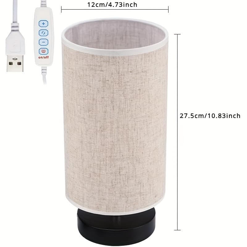 TEMU The Creative Atmosphere Master: Fabric Bedside Lamp For Dormitories, Applique Diy Night Light, The For A Warm Gift