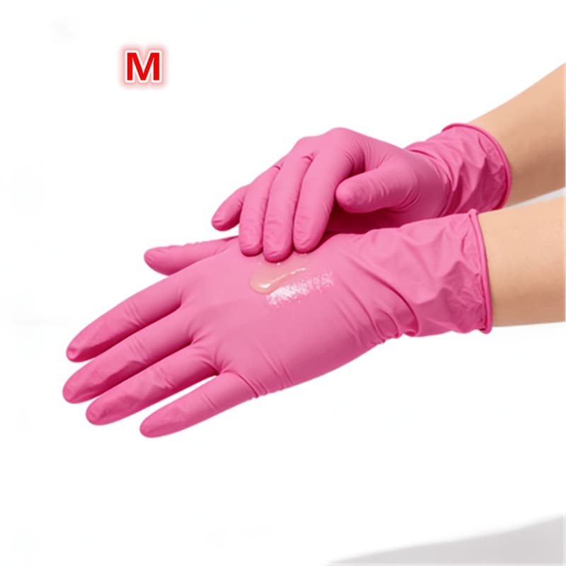 TEMU Composite Nitrile Gloves, Disposable, Suitable For Kitchen Use, Dishwashing, And Household Cleaning, In Hand Sizes, Latex-free, For Indoor And Outdoor Use