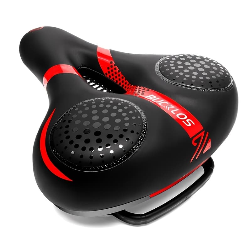 TEMU Bucklos Bicycle Widen Thicken Oversized Bike Seat Shock Absorption Ergonomic Bicycle Seat Cushion Part