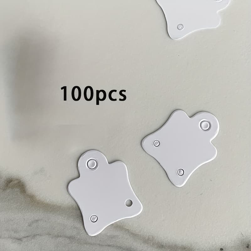 TEMU 100pcs White Cardboard Jewelry Earring Display Cards, Suitable For Jewelry, Necklace Packaging - Lightweight And Portable, Jewelry Product Display And Packaging Supplies