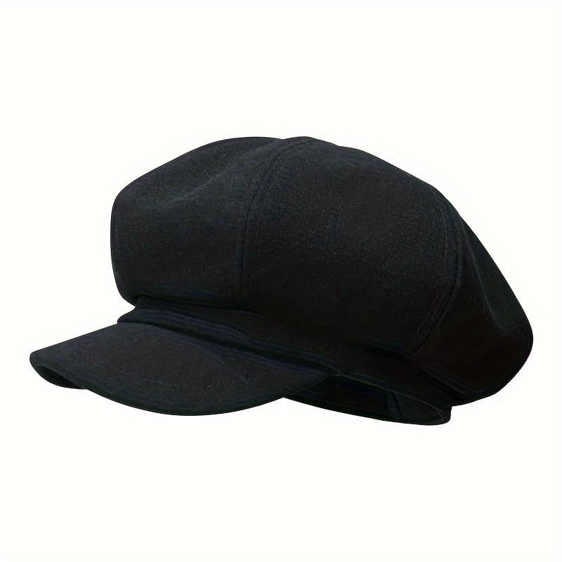 TEMU Women's British Star News Hat, Light And Elastic, Suitable For Autumn And Winter, Inelastic, Hand Wash