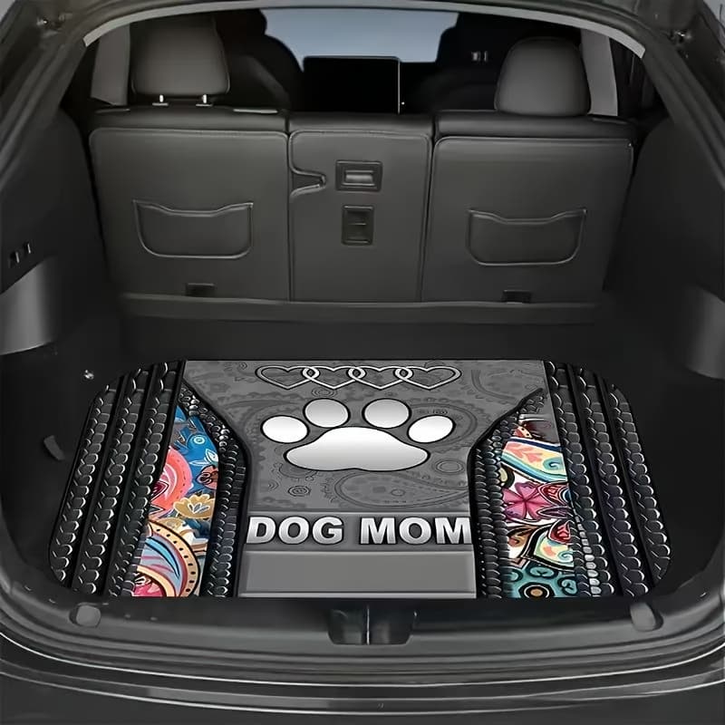 TEMU This Elegant Car Trunk Mat, Designed In A Luxurious Heart-shaped Paw Print, Fits Your Trunk, Providing Effective Against Stains And Scratches While Enhancing The Interior Of Your Vehicle With A
