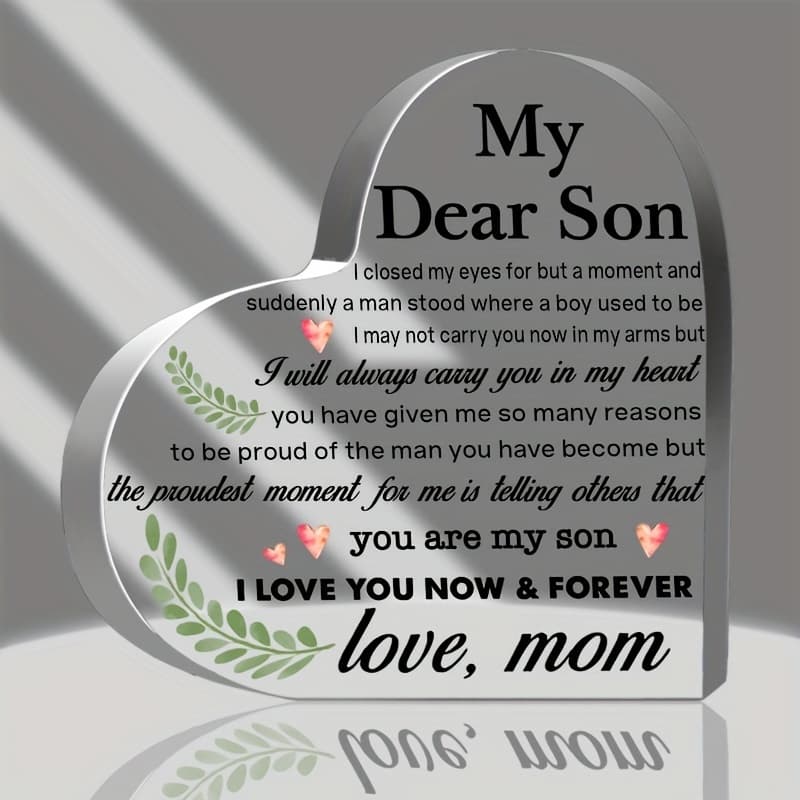 TEMU A Gift To My Son. I Closed Just To Decorate The Desk . My Acrylic Desk Sign, Home Office Desk Sign, Souvenir
