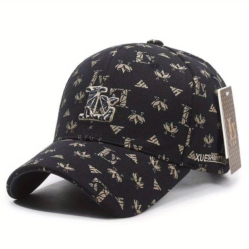 TEMU New Lv Embroidered Duck Tongue Hat, High End And Elegant Baseball Hat, Unisex