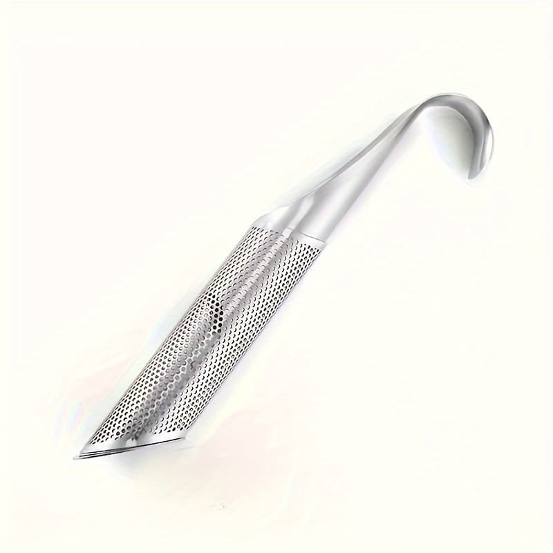 TEMU 304 Stainless Steel Pipe Hanging Tea Infuser Tea Strainer Funnel Handle Strainer Tea Spoon With Tea Handle Tea Set