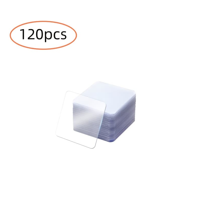 TEMU 120pcs Rectangular Double-sided Adhesive Pads, No Drilling Required, Pre-cut Installation Blocks, Suitable For