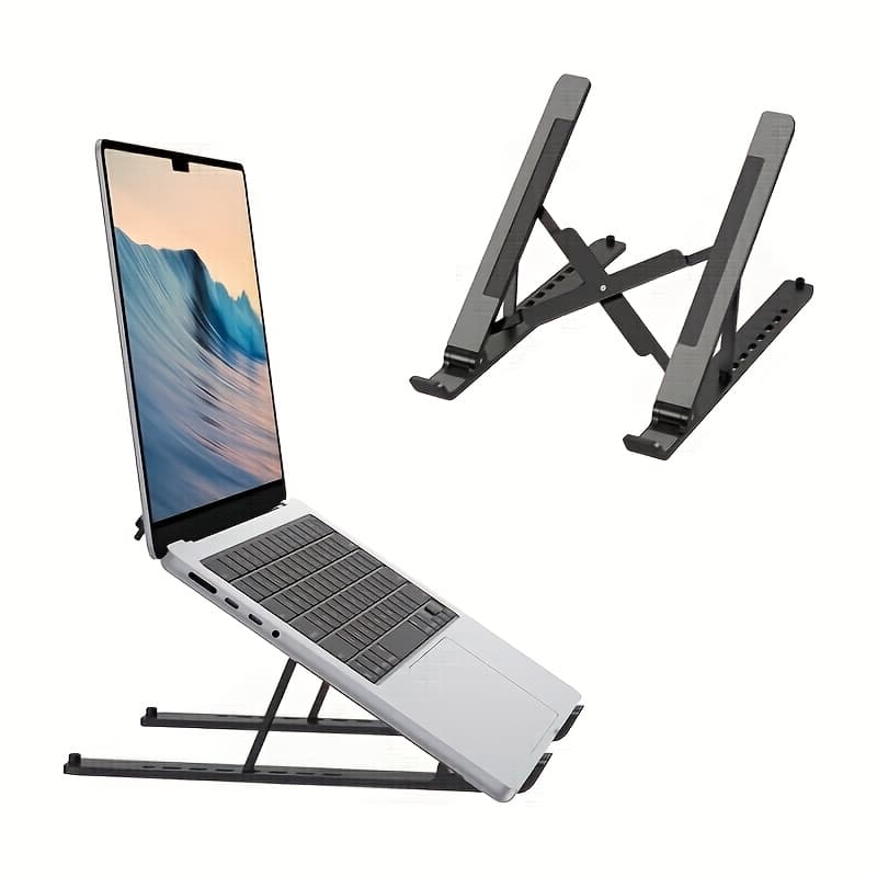 TEMU Laptop Stand For Increasing Desktop Height, Folding And Portable Cooling Base, Computer Stand For Tablet, Suitable For 10-inch To 15-inch Screens