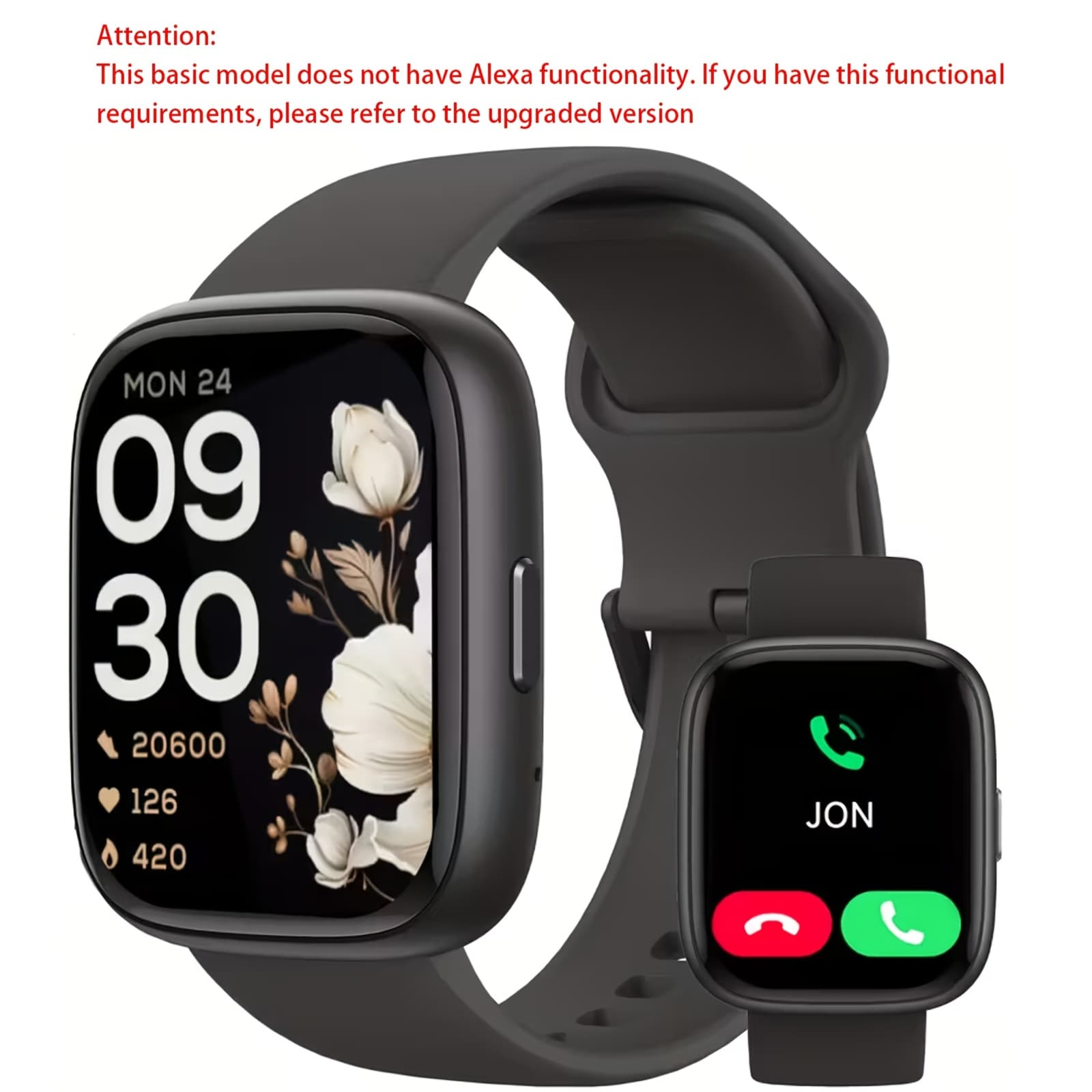 TEMU Faweio Smart Watch For Men Women Wireless Calling, 1.83" Screen Fitness , 100 , Built-in Alexa, Dial, Waterproof, For Iphone & , Birthday Gifts, Gift