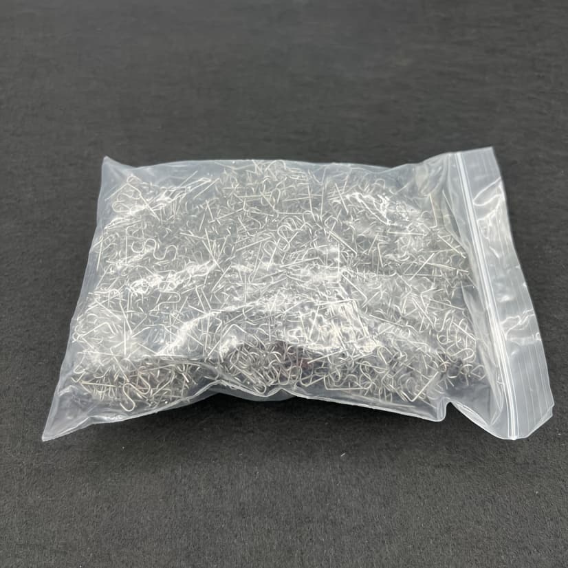 TEMU 1000pcs Auto Plastic Repair Welding Nails Car Bumper Repair Welded Stud Precut Wave Nails Machine Welding Hot Stapler
