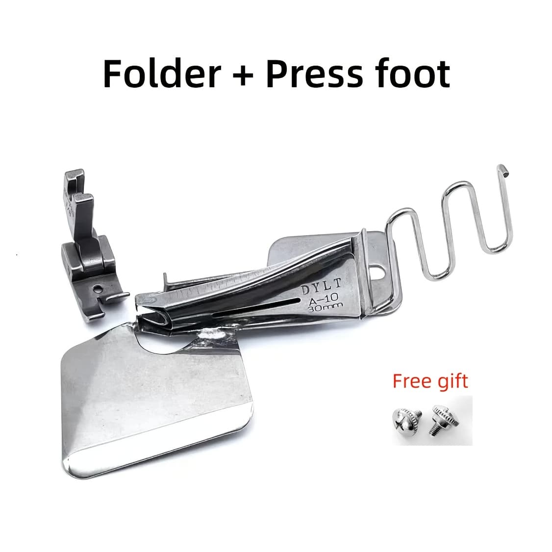 TEMU Sewing Machine Additions 4-fold Rolled Hemming Tool, Neckline Sleeve Banding, Universal Trimmer