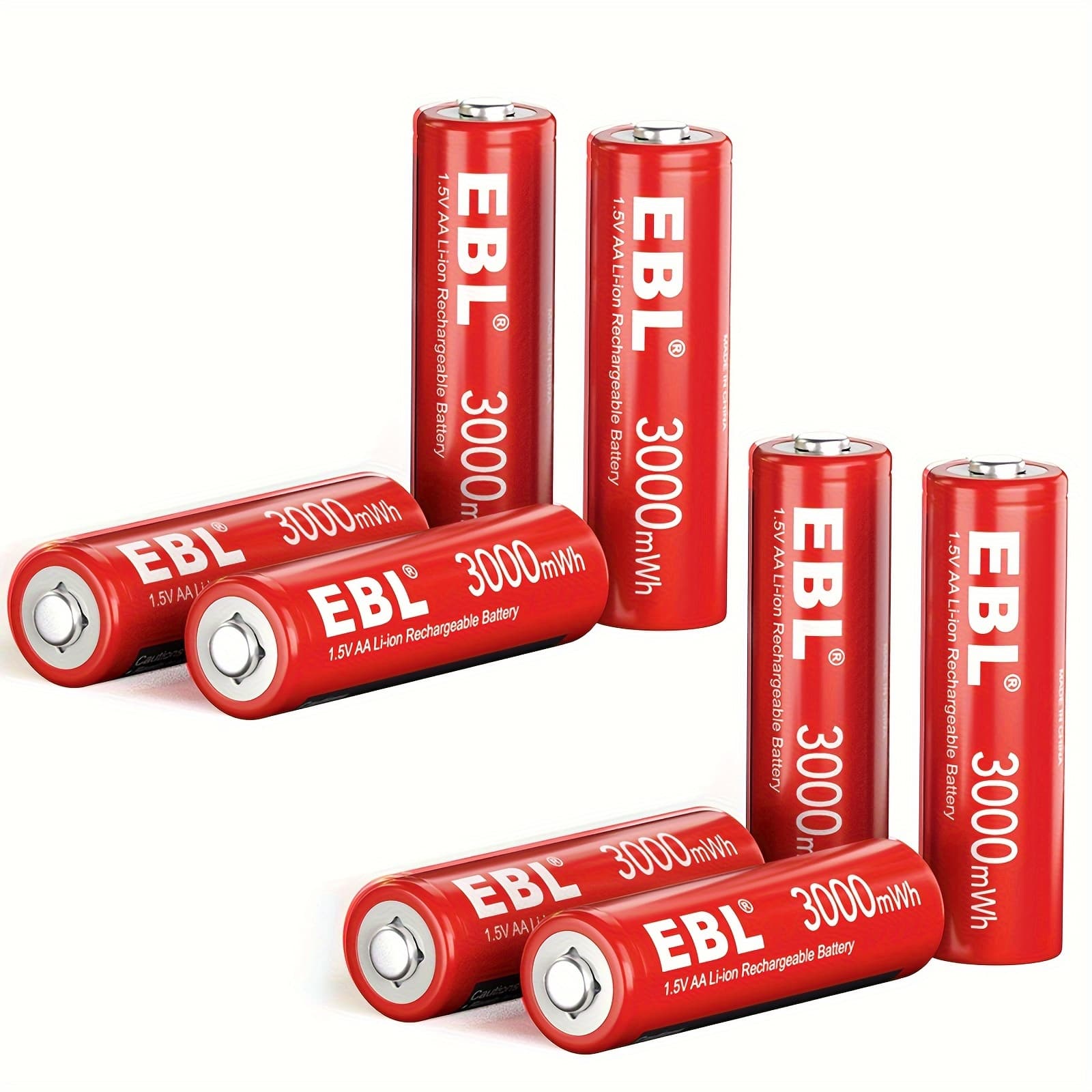 TEMU Ebl 3000mwh 1.5v Aa Rechargeable Li-ion Batteries Battery