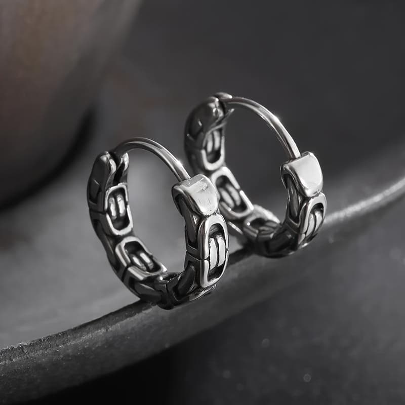 TEMU Vintage Tribal Chain Earrings For Men And Women, Fashionable Party Casual Accessories Gift