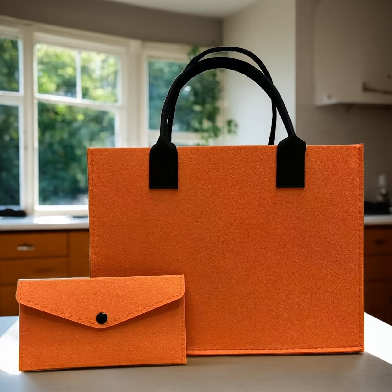 TEMU Easy Women's Tote Bag Wallet Set Easy And Elegant Gift Handheld Bag Handheld Small Bag Combination Souvenir