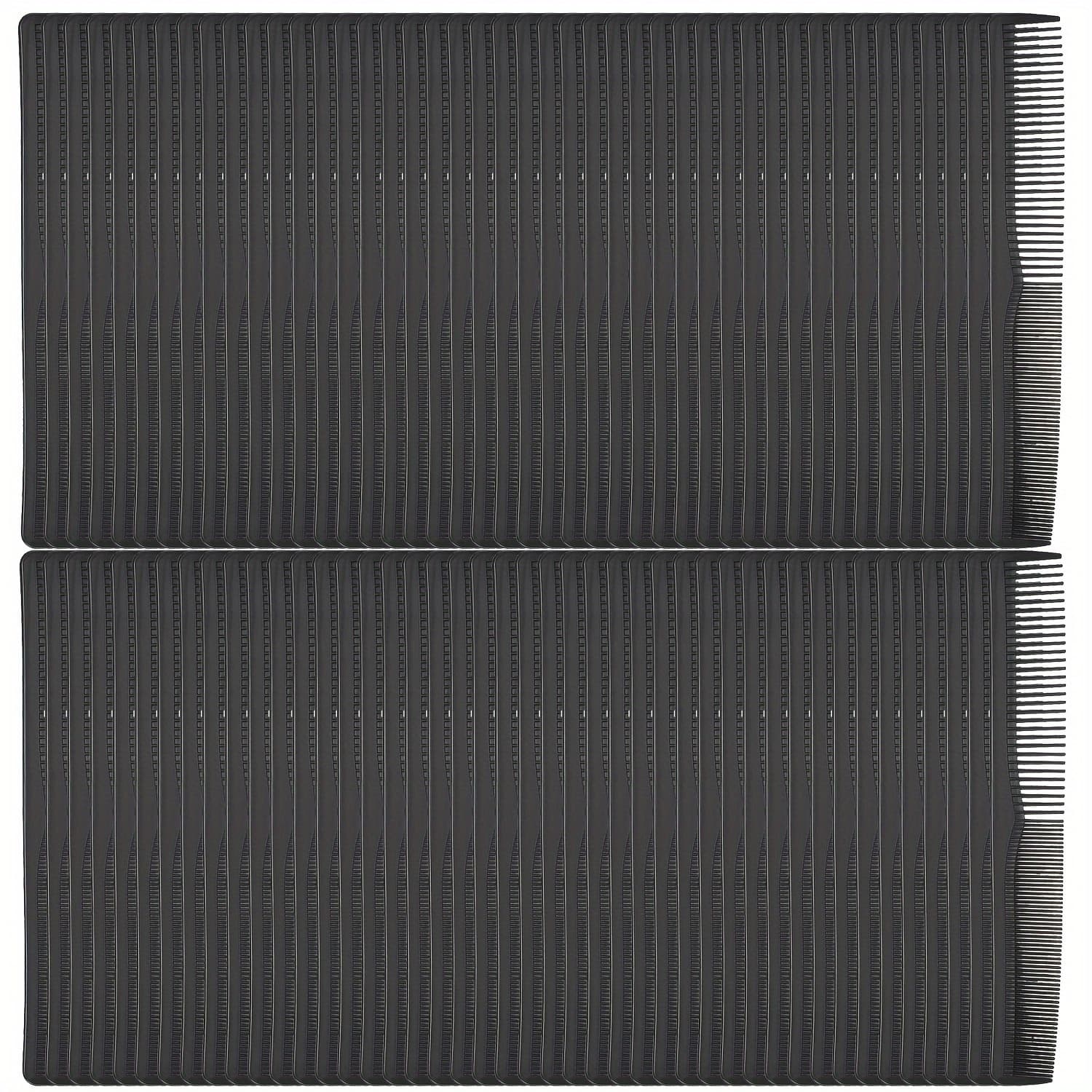 TEMU Bulk Disposable Combs Individually Wrapped Widened And Fine Combs Straight Hair Combs For Women Men Long Handle Beauty Combs For Homeless, Hotel, Air Bnb, Nursing For Home (7in X 4in, Count, 100)
