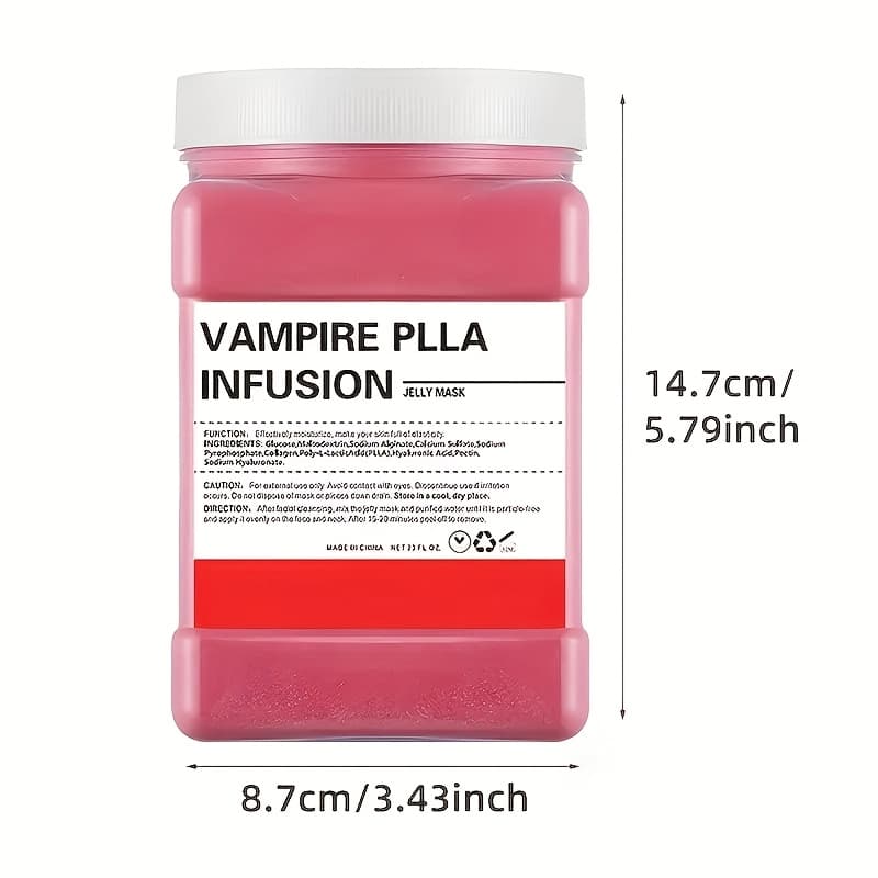 TEMU 650g Vampire Jelly Mask Powder - Hydrating, Firming, And Cleansing Facial With - For Skin Moisture - Gift