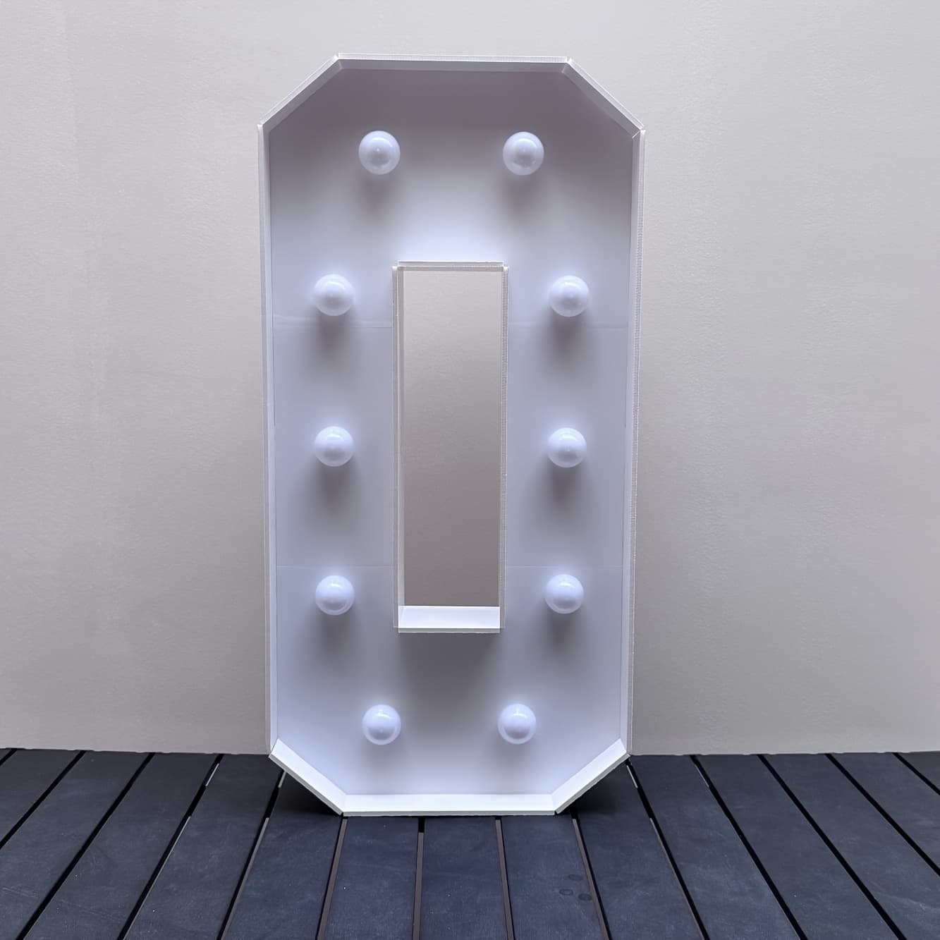 TEMU Cool White 73cm/ 28.74 Inch - Led Number Birthday Anniversary Milestone 10, 13, 15, 16, 18, 21, 30, 40, 50, 60, 70, 80, One, Easy Assembly