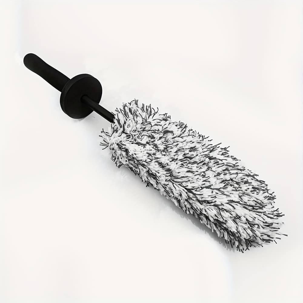 TEMU Black And Blue Ultra- Car Wheel Brush, Tire Brush, Car , Non-electrified (1pc)