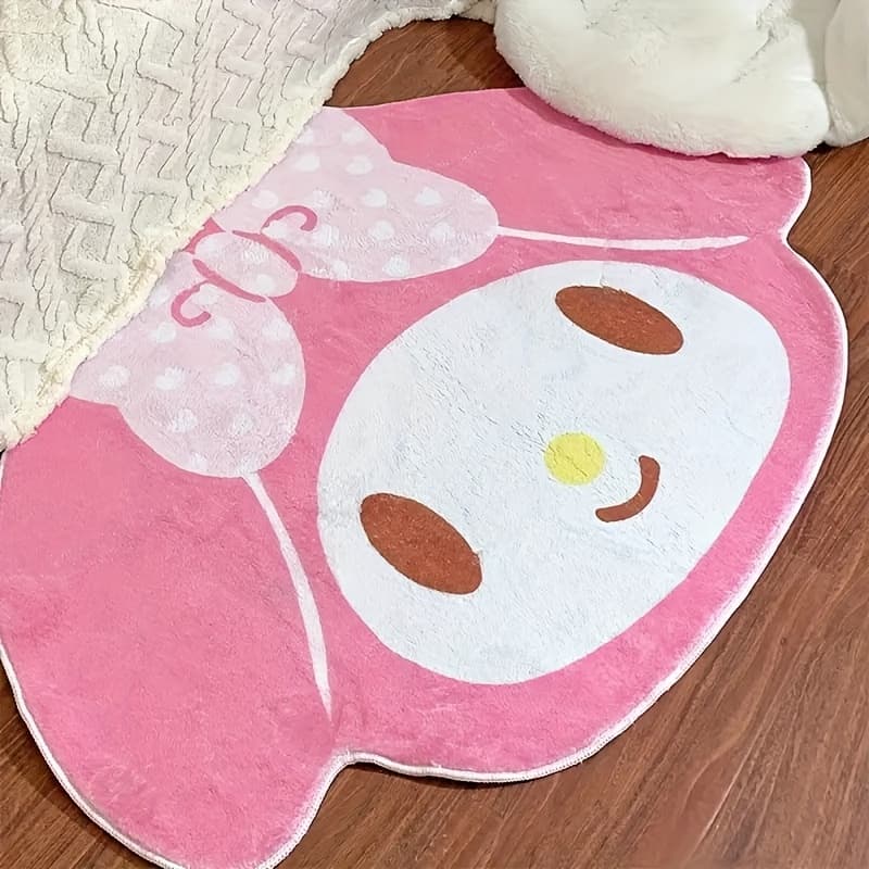 TEMU My Melody Plush Carpet For The Bedroom And Living Room, Perfect For Home Decoration
