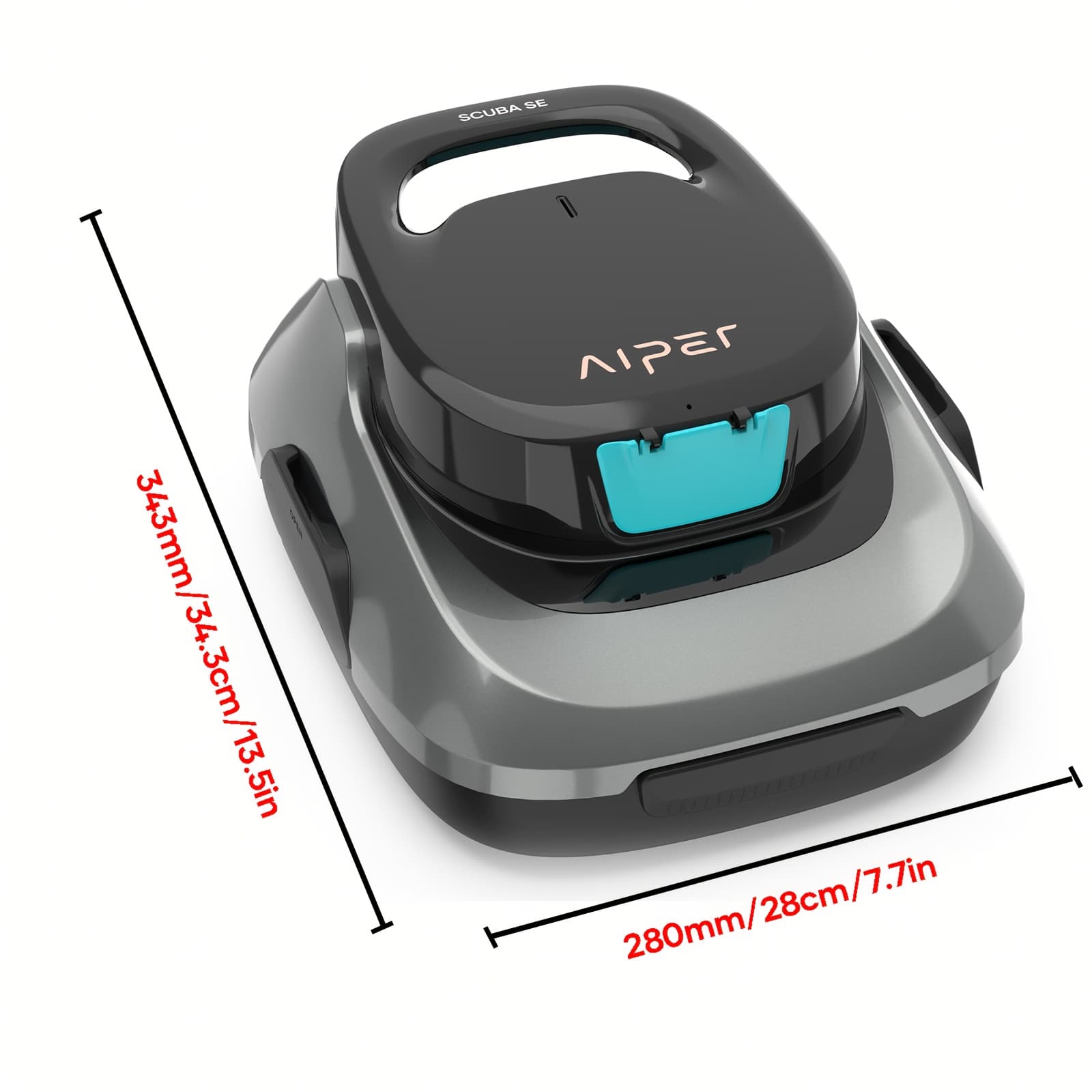 TEMU Refurbished Pool Robotic Cleaner, For Above-flat Ground Pools, Pool Vacuum With Auto- Parking, Lightweight, Ideal For Above Ground Flat To 860 . Aiper Scuba Se