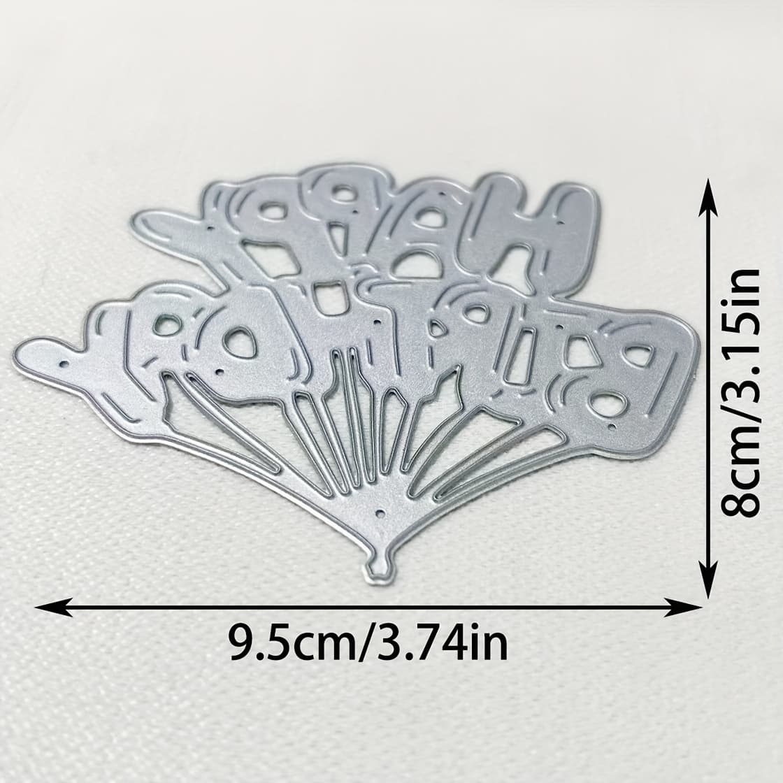 TEMU 1pc Metal Die Cut For Happy Birthday, Scrapbooking Embossing Template, Tools For Handmade Greeting Cards And Gift Cards