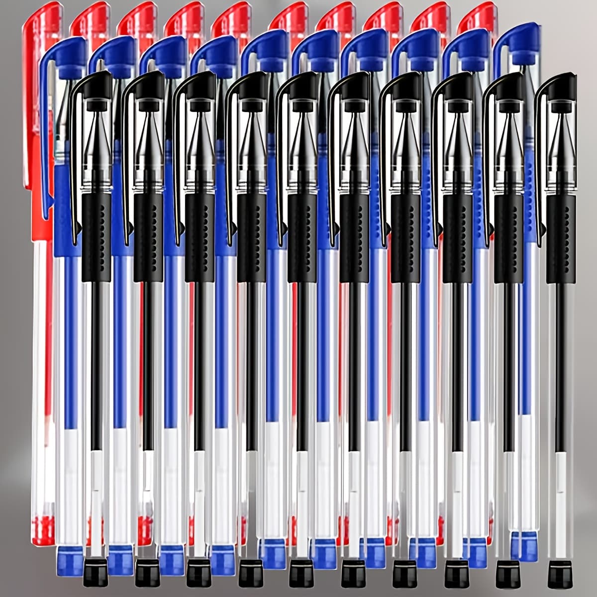 TEMU 28pcs Business Signature Pen, Office Student Exam Ballpoint Pen, 0.5mm , Smooth Writing Gel Pen - Perfect For School, Office, Business And Exam Use! , Back-to-