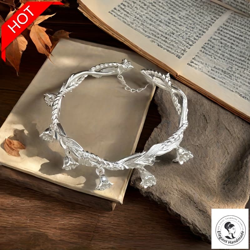 TEMU Full Silvery S999 Bracelet, Pure Silvery Bracelet, Ladies' Bracelet, Adjusted In Size To Give As A Holiday Gift To Your Girlfriend. Silvery Weight 36 Grams/1.26 Ounces