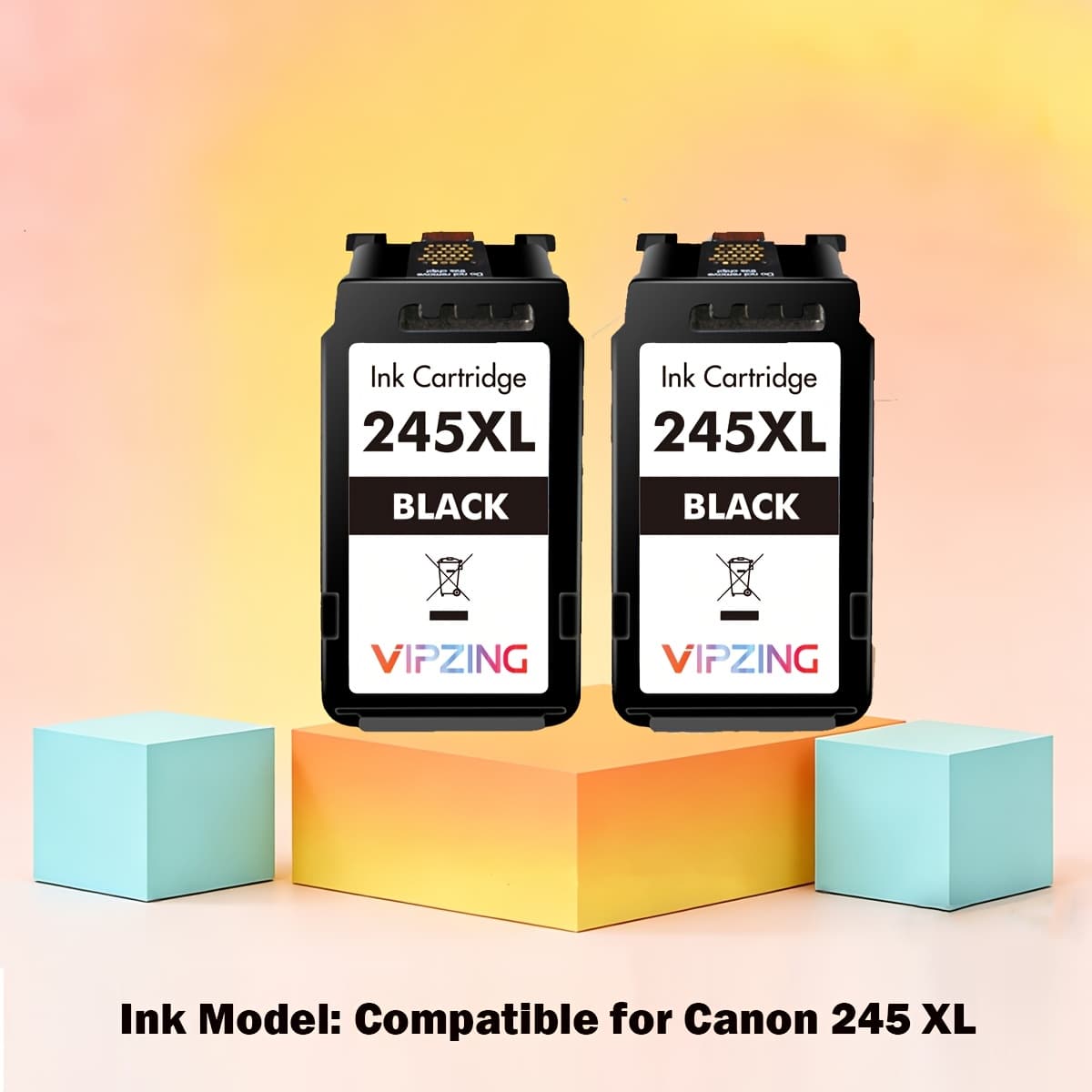 TEMU Replacement Ink Cartridge 245xl And For Printers Including Models Ts3122, Mg2522, Ts3322, And Tr4520