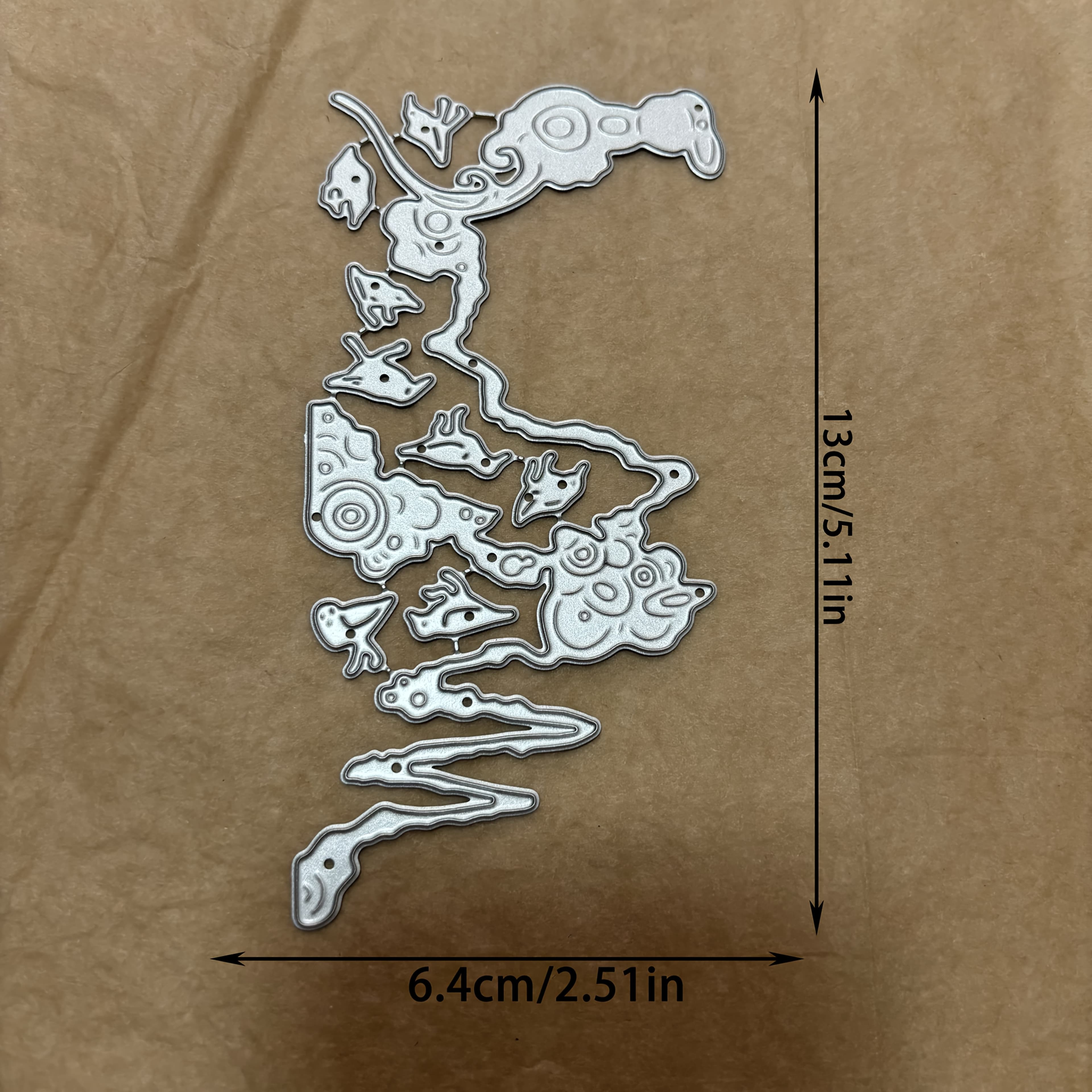 TEMU New Metal Die For Cutting, Perfect For Scrapbooking And Decorative Embossing Crafts - Featuring A Stencil Of By