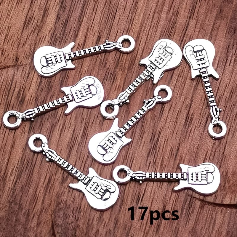 TEMU 17pcs Charm Pendants Bohemian Style Jewelry Additions, Handmade Jewelry Making Bracelet Necklace Earrings Additions 7*24mm