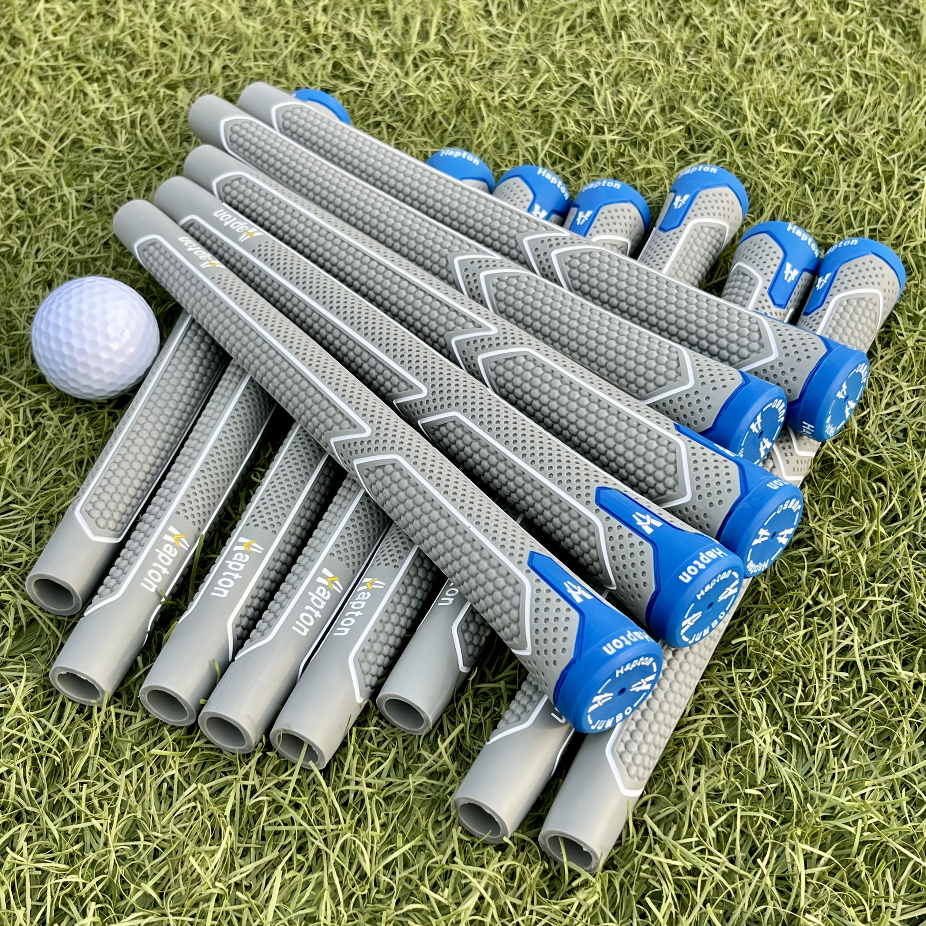 TEMU Golf Club Grips (set Of 10), Jumbo Size, Made Of High-quality Rubber, Non-slip And Durable, Grip, Designed With A Hexagonal Texture Pattern