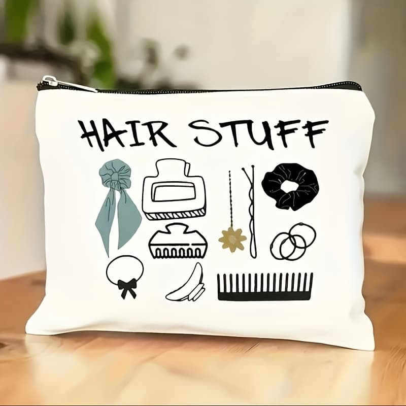 TEMU A Stylish, Lightweight, And Durable Cosmetic Storage Bag, Suitable For Everyday Use, Business Trips, And Vacation Storage, As Well As A Toiletry Bag And Makeup Pouch - Featuring A Zipper
