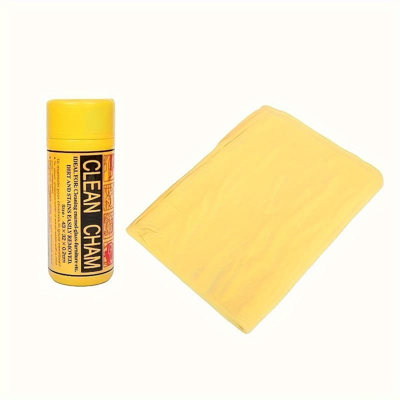 TEMU Ultra-absorbent Chamois Car Towel - Quick Dry, Scratch-free & Reusable For