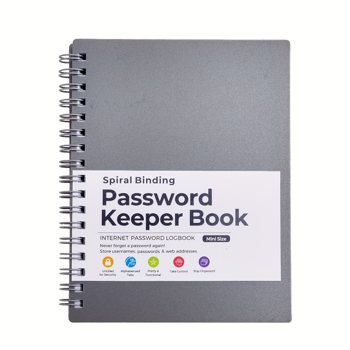 TEMU Book,alphabetical & Organizer, 4.7""x 6.1"mini-size Password Logbook With College Ruled Pages, Ideal For Organization