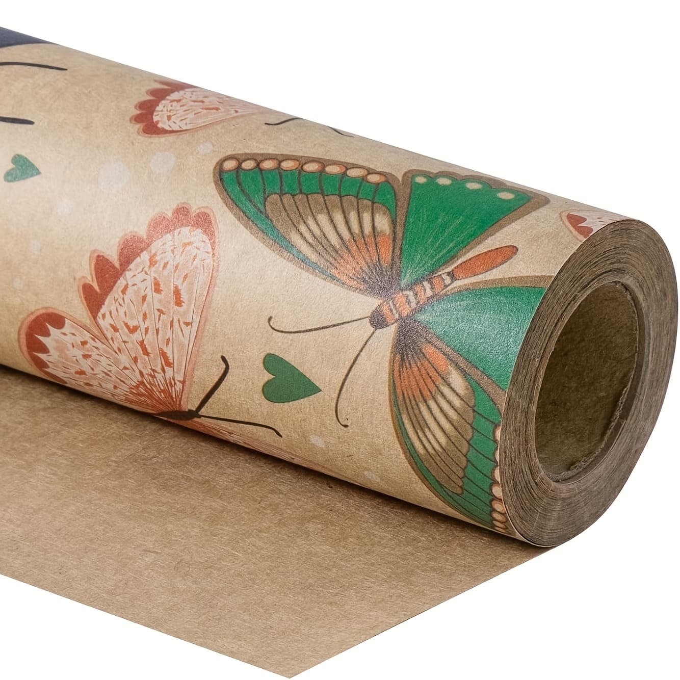 TEMU 1 Roll, Wrapping Paper Roll For Women Girls, Vintage Gift Wrap Paper Great For Birthday, Baby Shower, Holiday, Party