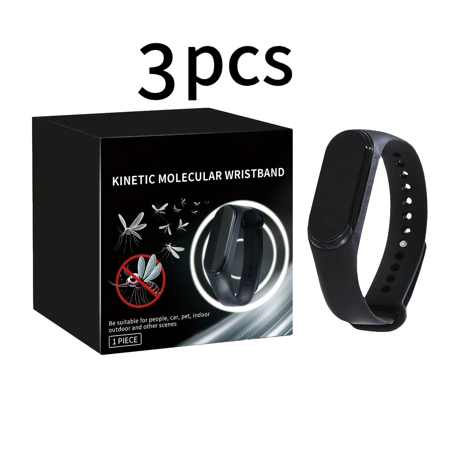 TEMU Summer Repellent Wristband, A Must-have Physical Repellent Tool For Summer. , An Ideal Outfit For Outdoor Camping, Sports, And Home Use, And The Gift For The Summer Season.