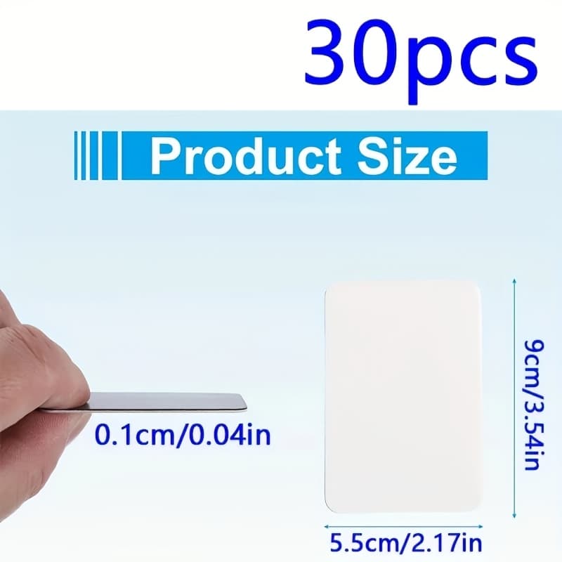 TEMU 30pcs Sublimation Magnets Blank 2.17x3.54/2. Personalized Fridge Refrigerator Magnets Blanks Sublimation Refrigerator Magnet Bulk Soft Magnetic For Kitchen Decorative Fridge Magnets