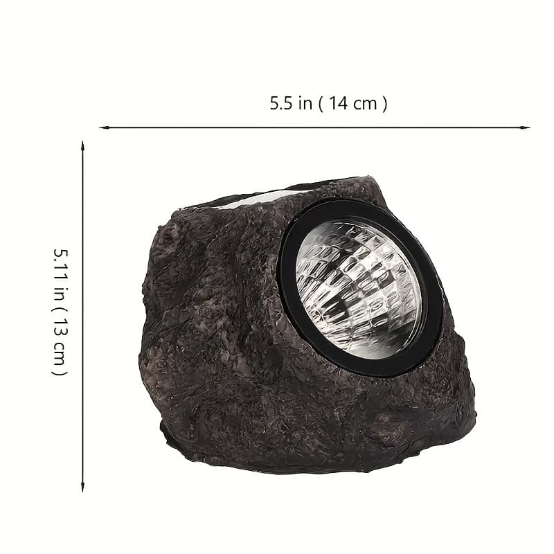 TEMU Outdoor Light, 1pc Solar Spotlight Light, Adjustable Landscape Rock, Suitable For Decks, Courtyards, Corridors, , Lawns, Stylish Spotlight, Build, Landscape Designers,