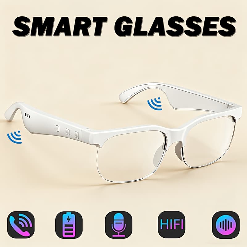 TEMU Smart Glasses Can , Wireless Headphones, Mobile Phones, Smart Glasses, To School Gifts, Unisex Glasses, Long-lasting Batteries, Holiday Gifts, Fashionable Glasses For Boys And Girls