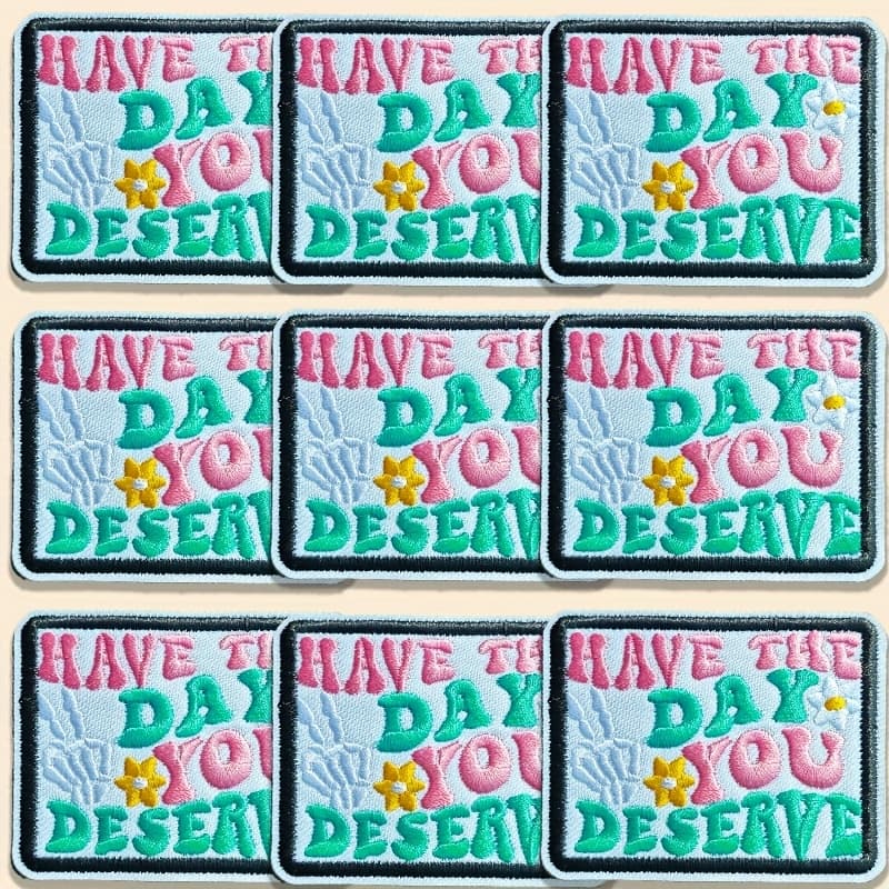 TEMU 9pcs Of "have You " Embroidered Patch Stickers Per Set, Which Are Very Suitable For Truck Drivers' Hats, Bags, Etc