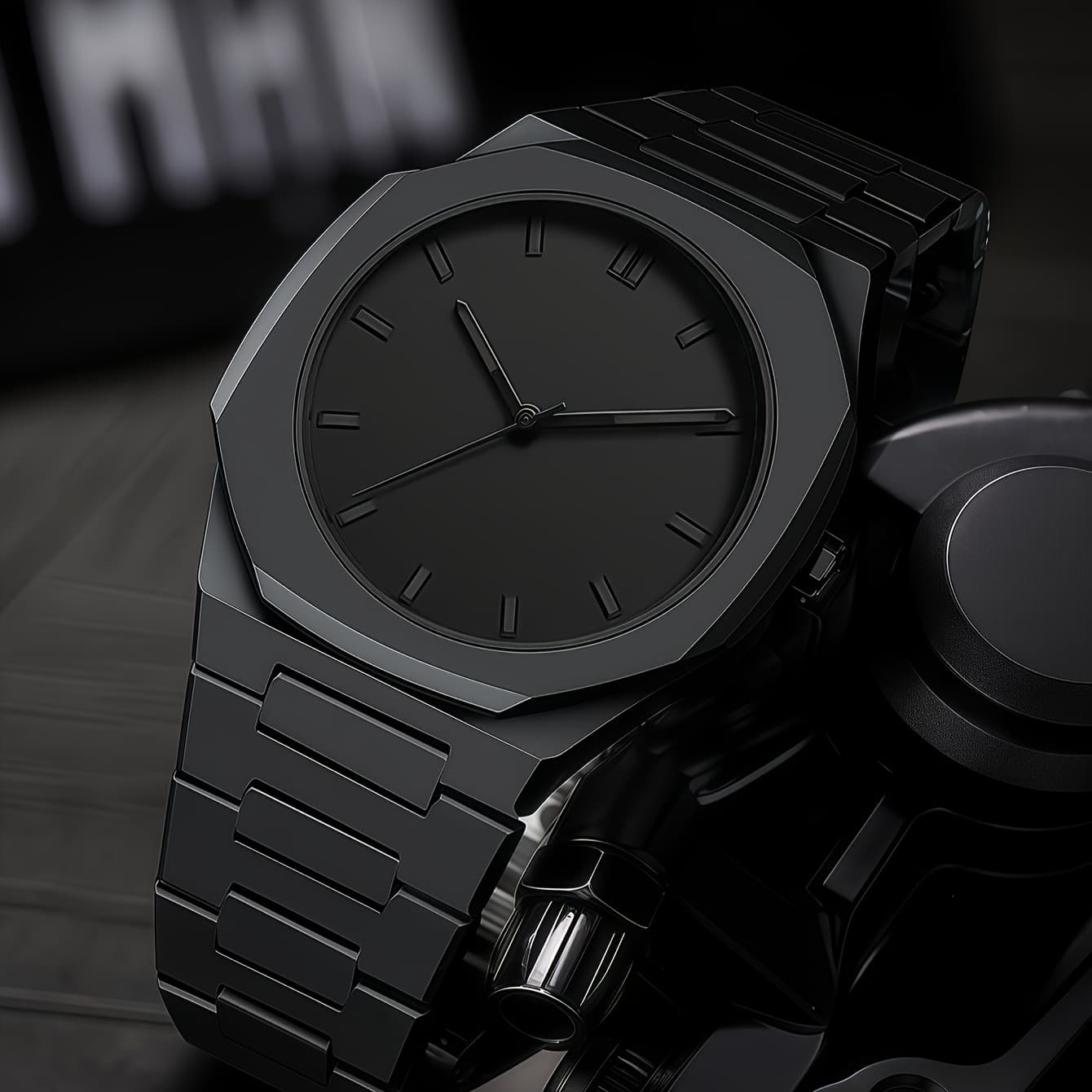 TEMU Latest Stylish Men's Quartz Wristwatch, Simple Watch
