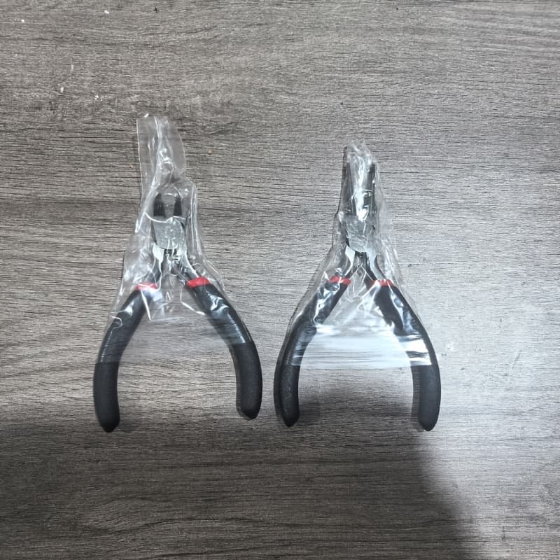 TEMU 2d Flat, A Set Of Mini Jewelry Pliers - Includes, Flat-nose Pliers, Needle-nose Pliers, Etc., For Diy Handmade Jewelry/bracelet Making, Art Supplies, Craft Tools, Sewing Accessories, And Repairs